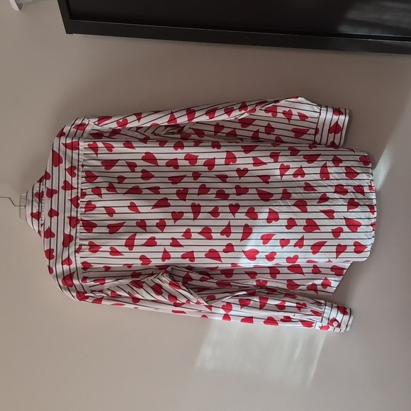 JW Anderson Striped Heart Button Down Shirt - Picture 4 of 7